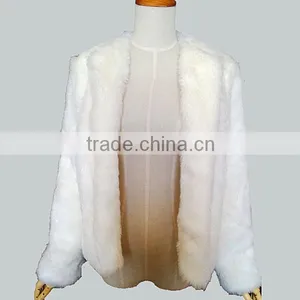 Adults White Fur Parka Jacket Lightweight Parka Winter Jacket thumbnail-2