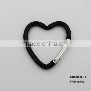 Heart-shaped Spring Carabiner Keychain thumbnail-1