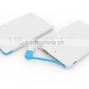 2600mah Powerbank Mini Card Mobile Power Bank External Portable Battery Charger for IPhone 5 5s 6 6+ for IPod IPad Any 5V Device thumbnail-4