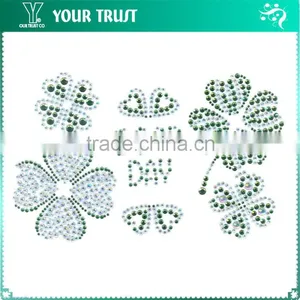 Silver Aggressive Flying Eagle Hot Fix Motif Iron On Rhinestone Transfer thumbnail-3
