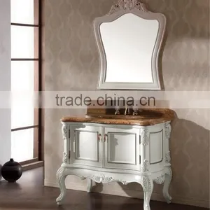 YO-BATH Wholesale Home Furniture Antique Bathroom Vanity Base Cabinet thumbnail-6