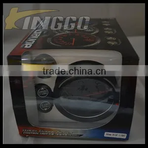 Racing 80MM Car Auto Gauge, Black Universal RPM Auto Meter For Car thumbnail-5