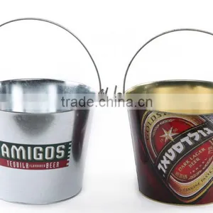 Metal Tin Ice Bucket, Customized Printing Ways Available thumbnail-6