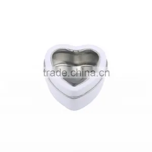 Mint Candy Package Newly Design Heart Shape With PVC Window Package Metal Box, Tin Box Manufacturer thumbnail-2