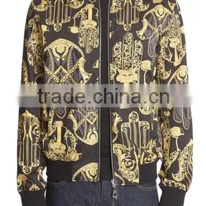 Cheap High Quality Print Reversible Custom Bomber Jacket Wholesale for Man thumbnail-1