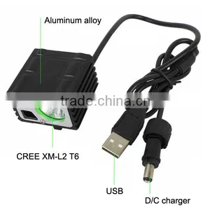 YZL891 Highlight 800LM Rechargeable XML T6 Bike Front Led Light Bicycle thumbnail-4