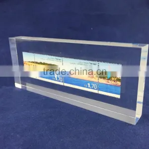 Hot Sale Acrylic Glass Block With Stamp, Glass Block Stands thumbnail-1