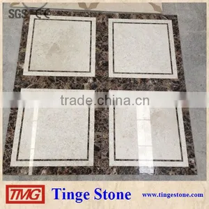 Polished Beige Marble Flooring Tile for Hotel thumbnail-2