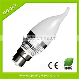 3W No UV Radiation Dimmable/Non-Dimmable Led Candle Light 260LM Quality Choice thumbnail-1