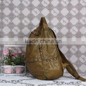 Factory Wholesale Lady pu Backpack thumbnail-2