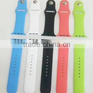 Watch Sport Band 38mm/42mm Rubber Strap Bracelet Fitness Replacement Wrist With Aluminum Connector Adjustment Length For Iwatch thumbnail-2