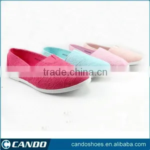 Fresh Color Canvas Shoes Girls Shoes Wholesale in China thumbnail-1