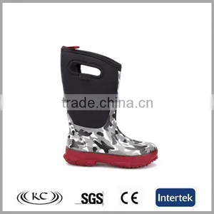 Italy High Quality Neoprene Top Boots Flat thumbnail-1