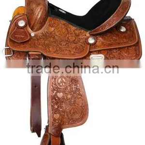 New Horse Western Pleasure Saddle Premium Quality WS142 thumbnail-1