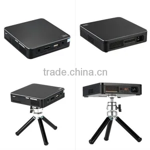 HDP200 HD 1080p Mini DLP LED Projector WiFi Miracast Airplay 1000:1 Contrast Ratio HDMI Tripod for Phones Notebook Tablet Camera thumbnail-3