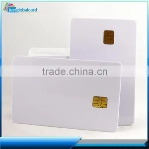 CR80 Standard Size SLE5542 ISO14443A Rfid hf PVC Card Blank Contact Card With Chip thumbnail-1