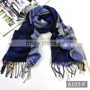 A103 New Style Medium Wave Jacquard Scarf for Sale thumbnail-1