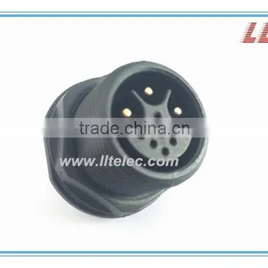 3 Male 9 Female Pins Front Panel Mount Waterproof Connector thumbnail-1