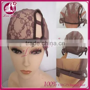Wholesale Factory Price Wholesale Adjustable Mesh Weaving Wig Cap for Jewish Wig thumbnail-3