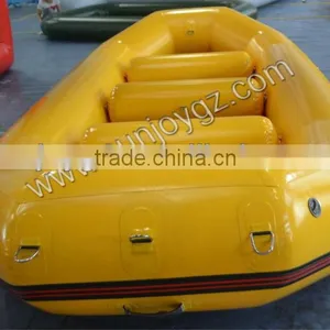 2016 Hot Sale New Product Kinder Joy Aluminum Bottom Inflatable Drift Boat Water Float thumbnail-6
