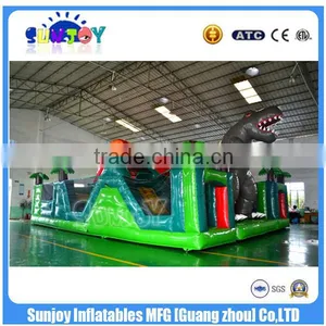 Commercial Inflatable Dinosaur Combo / New Outdoor Playground ,Kids Amusement Park thumbnail-4