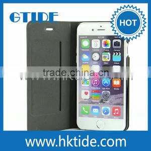 Professional Manufacture Waterproof Leather For Iphone 6 Case With Magnet thumbnail-3
