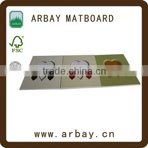 Wholesale 4plys White Core Thick Paper Frame White Picture Mounts thumbnail-4