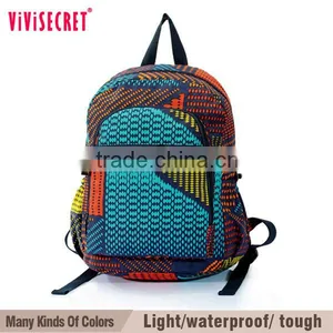 Vivisecret Colorful Polyester Cheap School Backpack With Rain Cover thumbnail-2