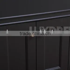 30" Charcoal Solid Wood Leg USA Bathroom Vanity thumbnail-4
