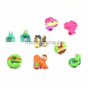 Cartoon Character Design Rubber Pencil Topper/ Soft Pvc Pen Topper thumbnail-2
