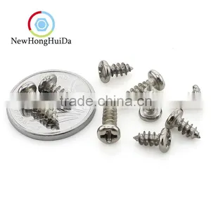 Carbon-steel Black Kilvery Round Cross Recessed Pan Head Tapping Screw thumbnail-2