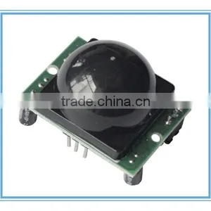 DYP-ME003 Adjustable IR Pyroelectric Infrared PIR Motion Sensor Detector Module With Black LensPIR Motion Sensor Detector Module thumbnail-1