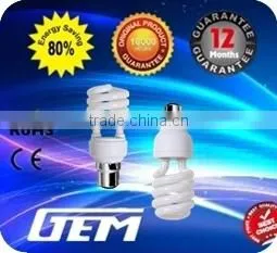 PBT Body Tri Phosphor Powder Super Mini Twist Spiral 5W-25W Energy Saving Bulb,fluorescent Lamps With China Factory Price thumbnail-3