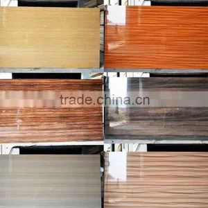 High Gloss Wood Grain UV MDF Panel thumbnail-1