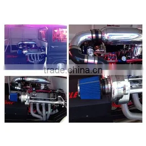 Universal Auto Car Air Filter Cold Air Intake 3" 76-88-100mm Round Tapered thumbnail-3