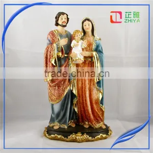 Factory Custom-Made High Quality Resin Holy Family Of Catholic Religious Souvenirs thumbnail-1
