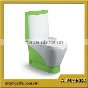 1706D4 Sanitary Ware Fashional Washdown Toilet Water Closet Color Toilet thumbnail-3