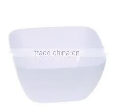 CH68-5050 Eco-friendly Small Size Square Cup Curve White Color Food Packing Mousse Cups in Guangnzhou thumbnail-1