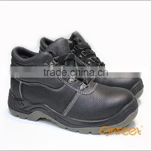 Guangzhou Factory PU Injection Asphalt Paving Safety Shoes Antistatic Booties Double Safety Double Safety Footwear SA-1225 thumbnail-1