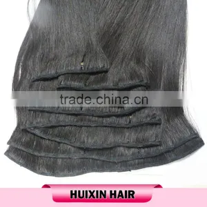 2016 New Products Own Brand HUIXIN Direct Factory Best Price Clip In Eurasian Hair Extensions thumbnail-4