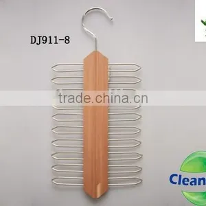 DJ911-8 Wooden Tie Hanger thumbnail-1