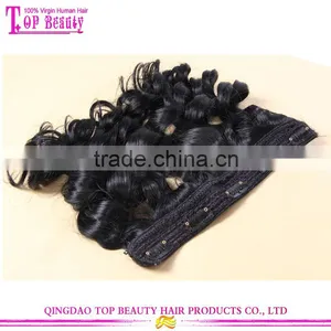 2015 Hot Top Grade Fashionable Style Hair Virgin Wavy Indian Human Hair/cheap 100% Indian Human Hair Extension thumbnail-3