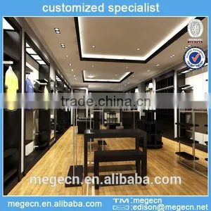 Commercial Store and Showroom Clothes Wood Display Shelf thumbnail-1