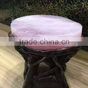 Fashion Rose Quartz Crystal Stool for Crafts,healing Stone thumbnail-4