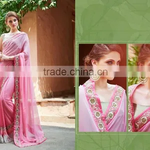 Back Drop Designer Sarees thumbnail-2