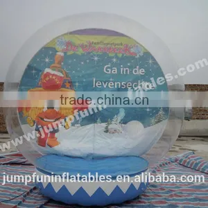 2015 Cheap Christmas Snow Globe for Sale,3m Dia Inflatable Globe Snow Ball Free Shipping thumbnail-1