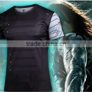 Factory Wholesale Cheapest Price High Quality Men Superhero T-shirts thumbnail-5