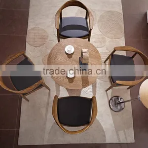 Wholesale Round Wooden Tea Table Design Wooden Dining Table thumbnail-3