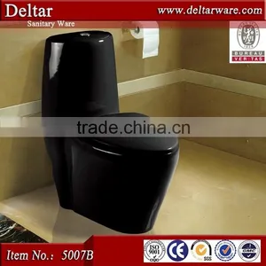 Glaze Smooth Toilet Bowl Color, One Piece Sanitary Ware Ceramic Yellow Toilet, wc Ceramic Color Toilet thumbnail-2