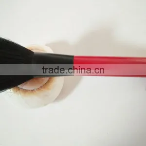 Free Sample Single Synthetic Hair Brush,red Powder Cosmetic Brush thumbnail-1
